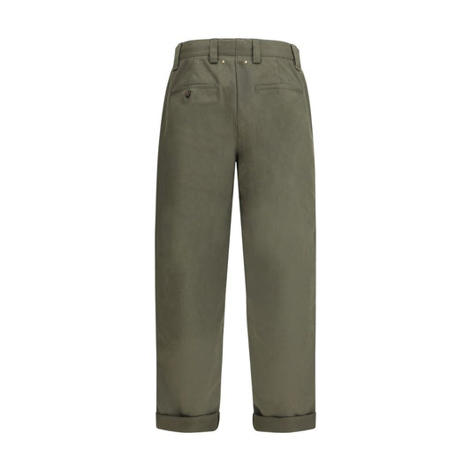 Golden Goose Green Cotton Chino Pants