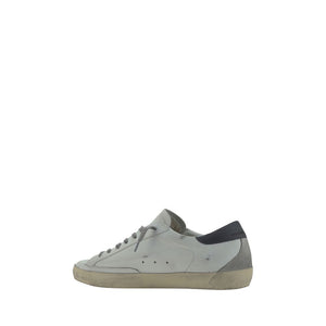Golden Goose White Calf Leather Bos Taurus Low Top Sneakers