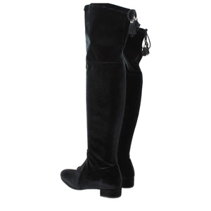 Prada Black Velvet Over The Knee