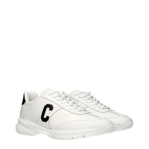Celine White Leather Athletic Sneakers