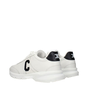 Celine White Leather Athletic Sneakers