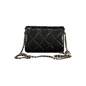 Mario Valentino Nero Polyurethane Women Shoulder Bag
