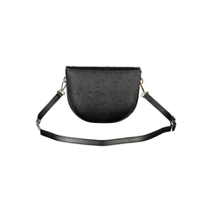 Mario Valentino Black Polyurethane Women Handbag