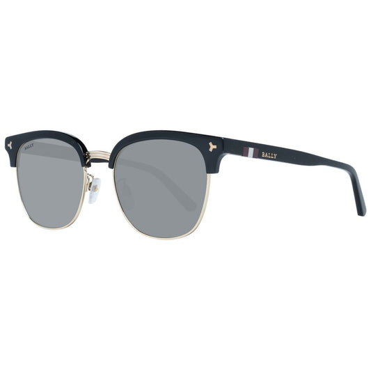 Bally Black Metal & Plastic Sunglasses
