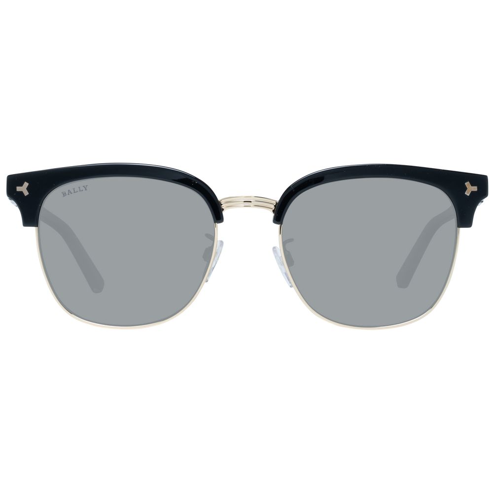 Bally Black Metal & Plastic Sunglasses