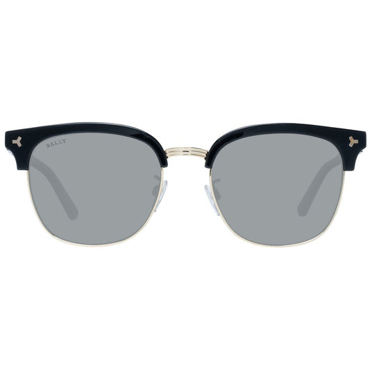 Bally Black Metal & Plastic Sunglasses