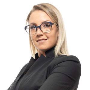 Omega Blue Metal & Plastic Glasses (Frames)