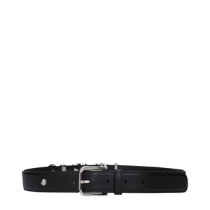 Dolce & Gabbana Black Leather Regular Belt