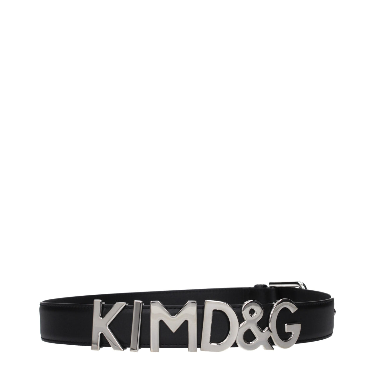 Dolce & Gabbana Black Leather Regular Belt