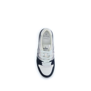 Fendi Multicolor Calf Leather Bos Taurus Low Top Sneakers