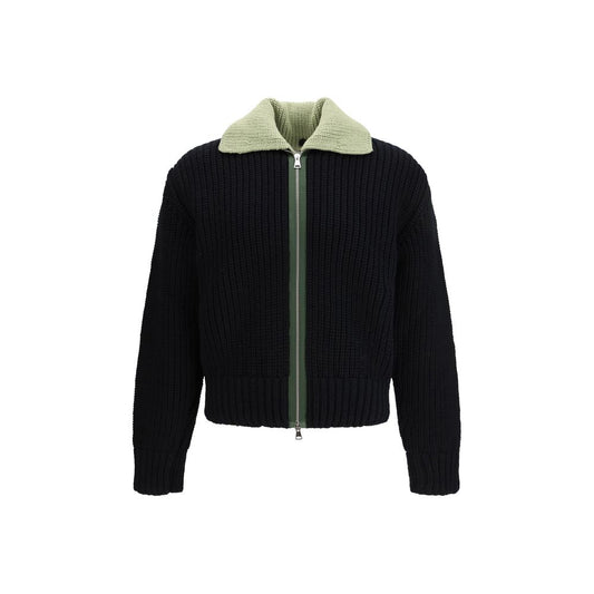 Namacheko Black Wool Cardigan