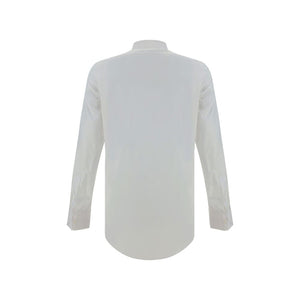 Finamore White Cotton Dress Shirt