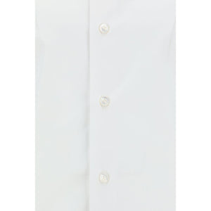 Finamore White Cotton Dress Shirt
