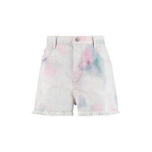 Isabel Marant Multicolor Denim Shorts