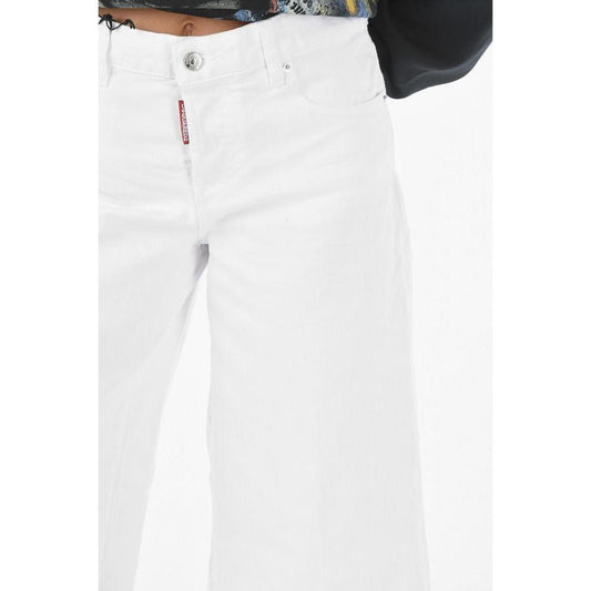 Dsquared² White Cotton Jeans Denim