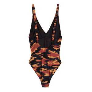 Dries Van Noten Multicolor Polyester One-Piece Swimsuit