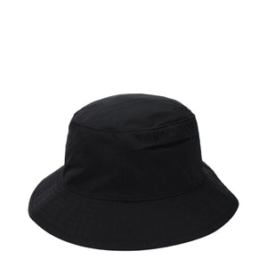 C.P. Company Black Polyamide Bucket Hat