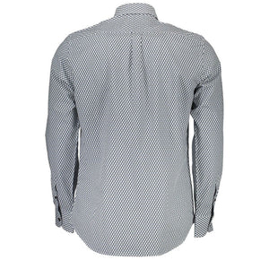 Harmont & Blaine Blue Cotton Pattern Shirt