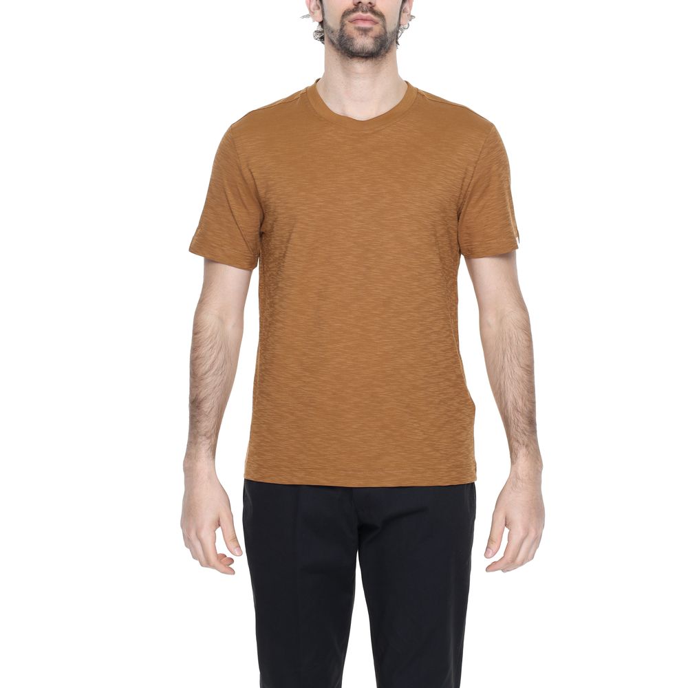 Liu Jo Brown Cotton T-Shirt