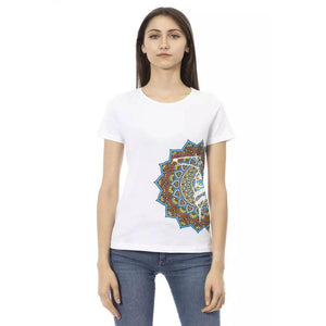 Trussardi Action White Cotton Top