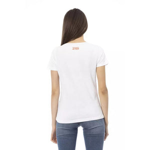 Trussardi Action White Cotton Top