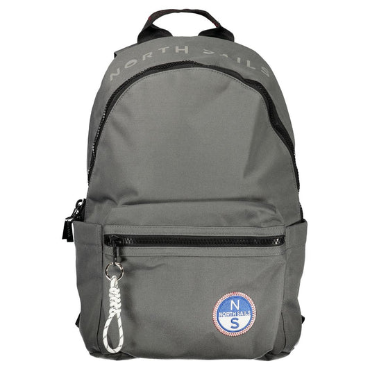 North Sails Grigio Polyester Men Backpack