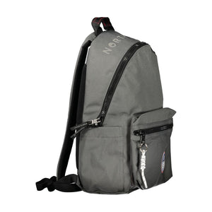 North Sails Grigio Polyester Men Backpack