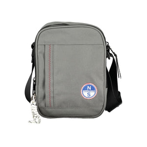 North Sails Grigio Polyester Men Shoulder Bag