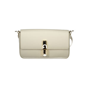 Furla Bianco Leather Women Handbag