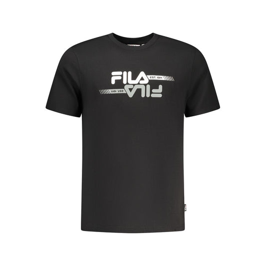 Fila Black Cotton Men's T-Shirt