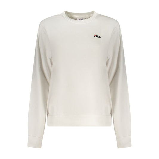 Fila White Cotton Women Sweatshirt