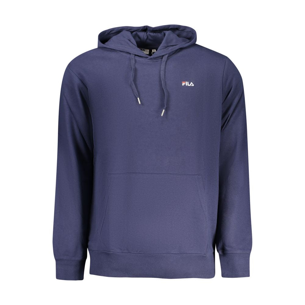 Fila Blue Cotton Mens Sweatshirt with Hood