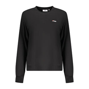 Fila Black Organic Cotton Women Sweatshirt