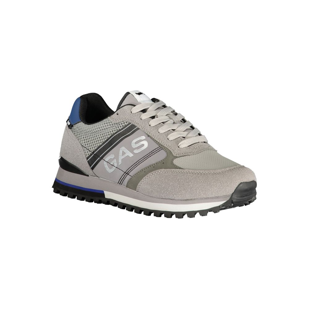Gas Gray Polyurethane Men Sneaker