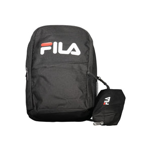 Fila Black Polyester Men Backpack