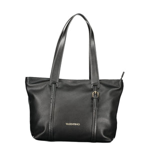 Mario Valentino Nero Polyurethane Women Shoulder Bag