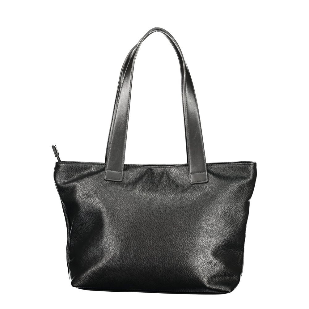Mario Valentino Nero Polyurethane Women Shoulder Bag