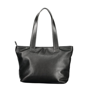 Mario Valentino Nero Polyurethane Women Shoulder Bag