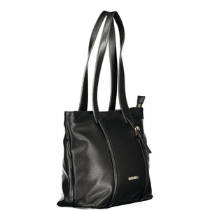 Mario Valentino Nero Polyurethane Women Shoulder Bag