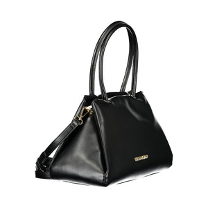 Mario Valentino Black Polyurethane Women Handbag