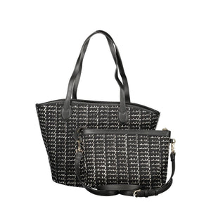 Mario Valentino Nero Polyurethane Woman Bucket Bag