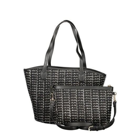 Mario Valentino Nero Polyurethane Woman Bucket Bag