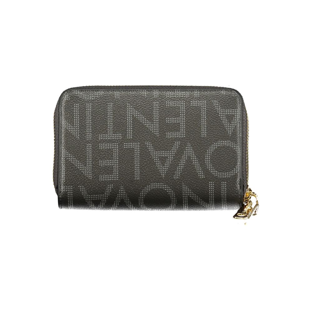 Mario Valentino Black Polyurethane Women Wallet