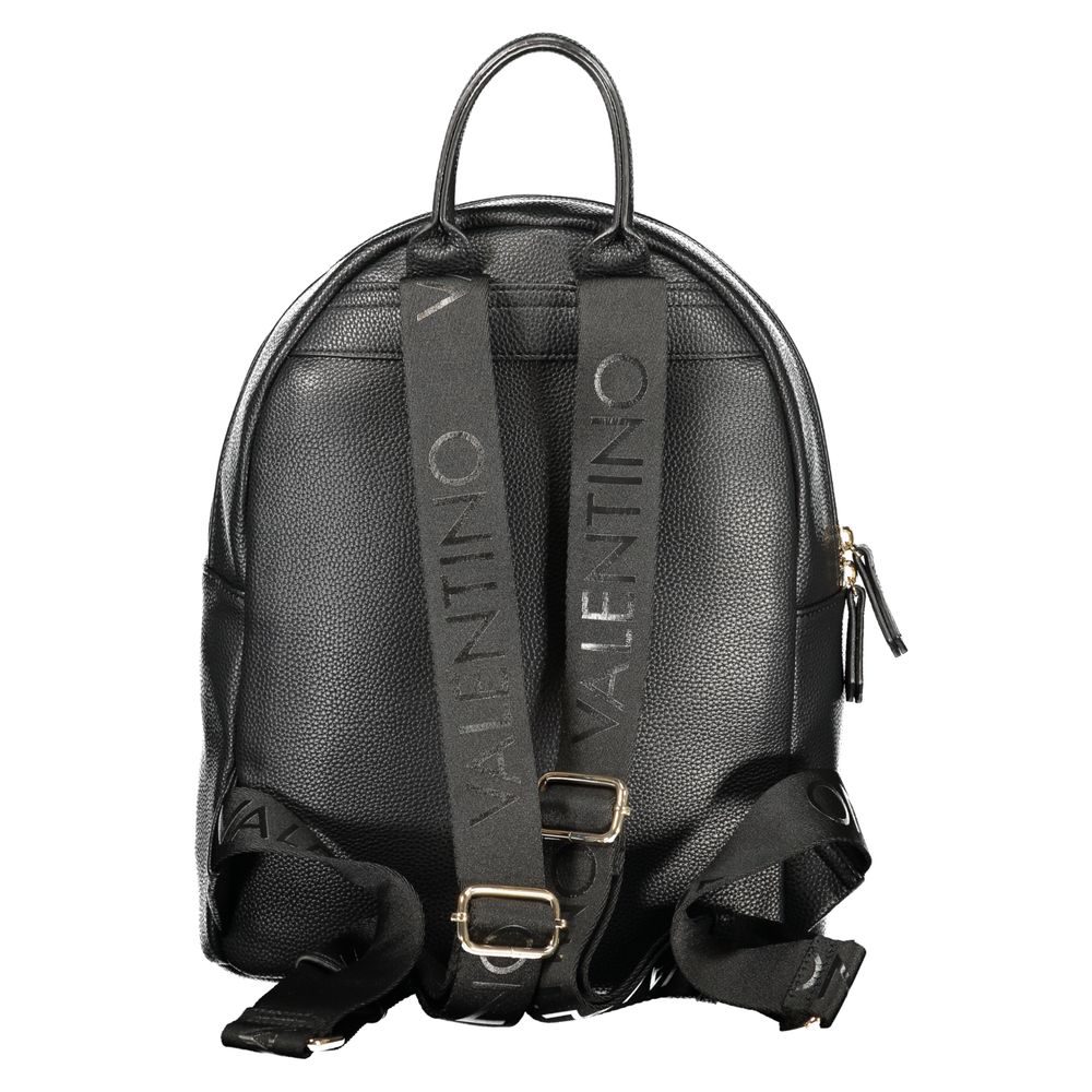 Mario Valentino Black Polyurethane Women Backpack