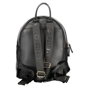 Mario Valentino Black Polyurethane Women Backpack
