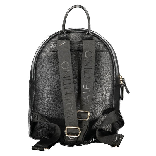 Mario Valentino Black Polyurethane Women Backpack