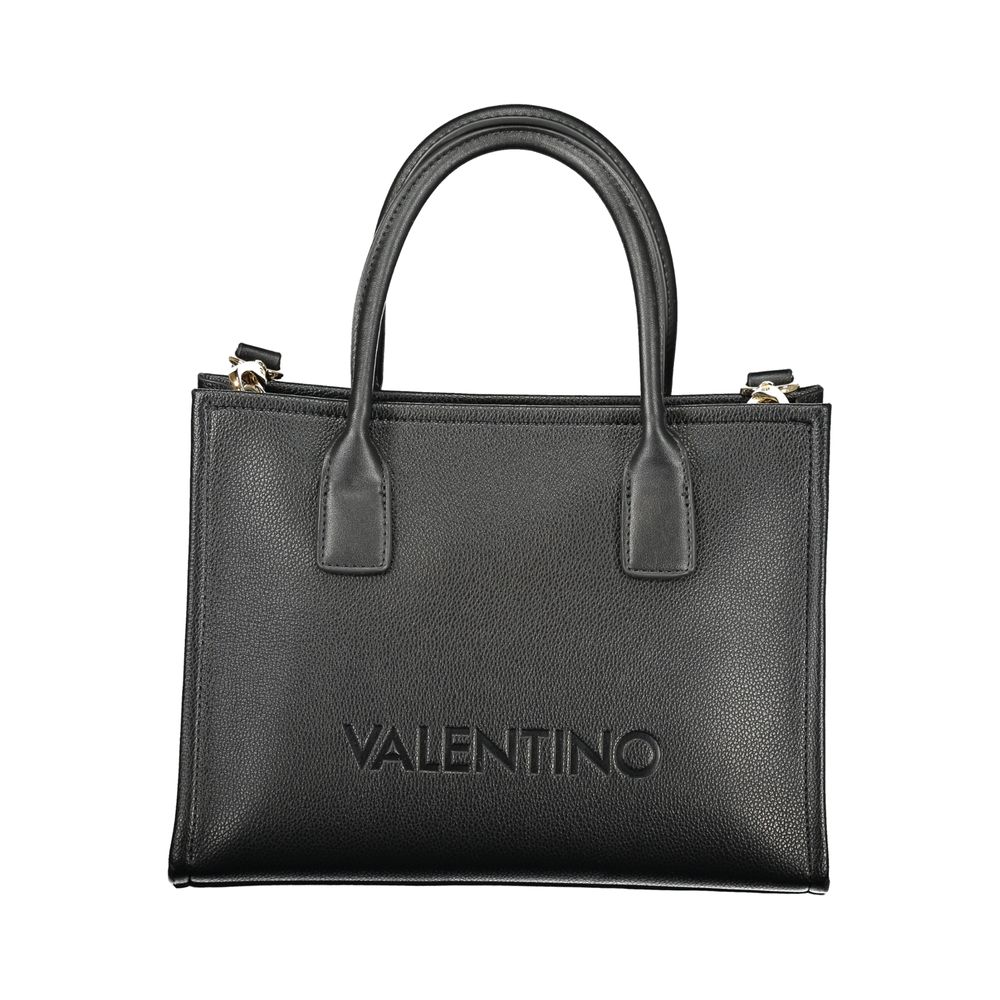 Mario Valentino Black Polyurethane Women Handbag