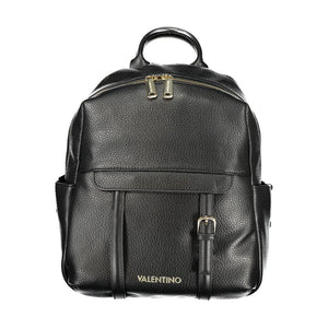 Mario Valentino Black Polyurethane Women Backpack