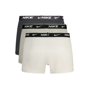 Nike Grey Cotton Men Boxer Short