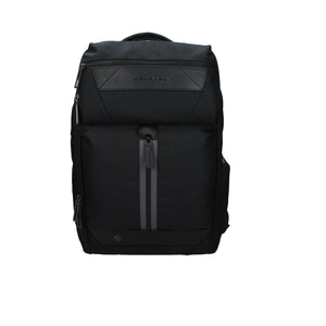 Piquadro Black Fabric Backpack